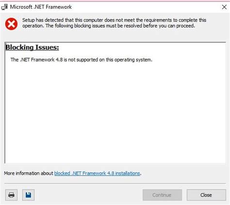 net framework 4.8 1 not supported on this operating system|HOW TO INSTALL .NET FRAMEWORK 4.8.1 on Windows 10.
